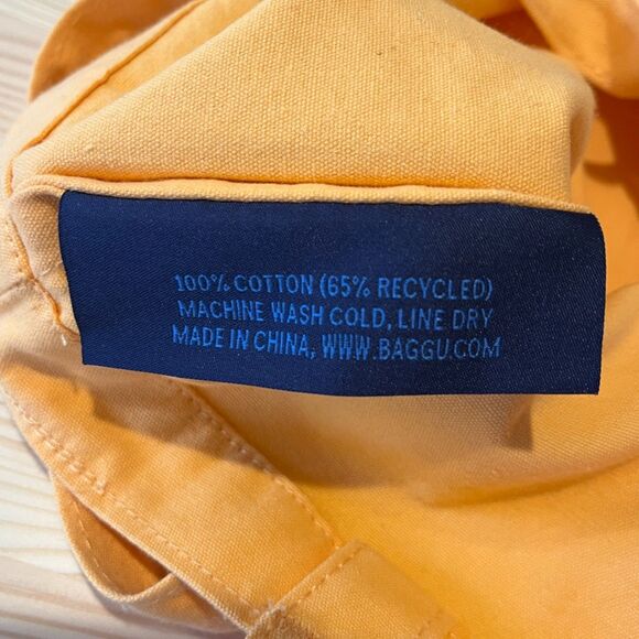 Baggu Orange Canvas Tote Bag - Picture 5 of 5